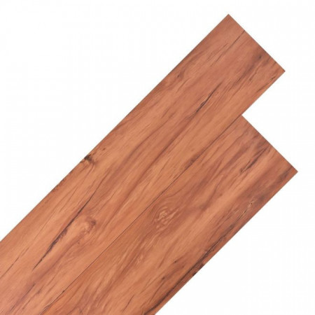 Plăci de pardoseală, ulm natural, 5,26 m², 2 mm, PVC - Img 1