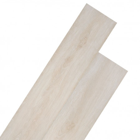 Plăci pardoseală autoadezive stejar clasic alb 5,02 m² 2 mm PVC
