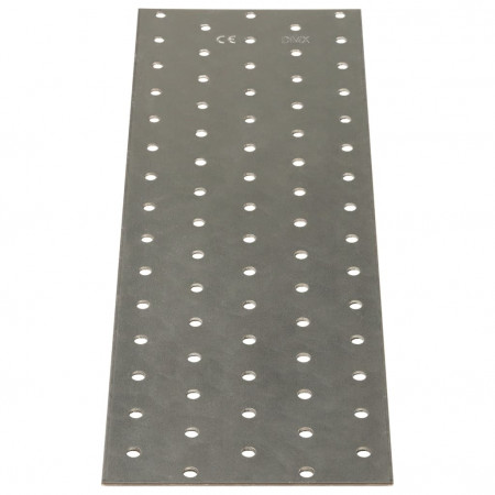 Plăci perforate, 20 buc., 2 mm, 300x100 mm, oțel galvanizat - Img 1