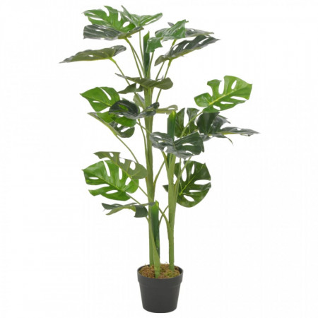 Plantă artificială Monstera cu ghiveci, verde, 100 cm