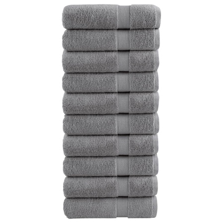 Prosoape de mâini premium SOLUND 10 buc gri 50x100cm 600gsm