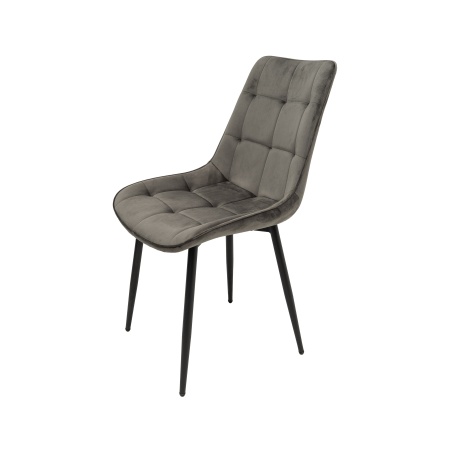 Scaun living HT2, stofa, gri