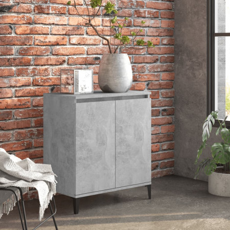 Servantă, gri beton, 60x35x70 cm, PAL