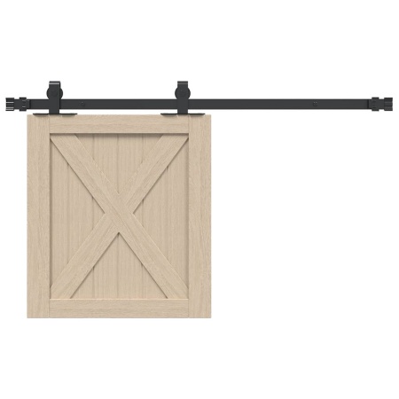 Set uși glisante pentru dulap 91,5 cm oțel carbon