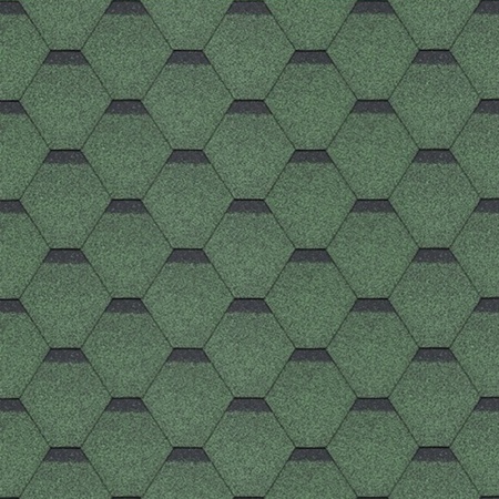 Sindrila bitum pentru acoperis Hexagonal Rock H991GREEN, - Img 1