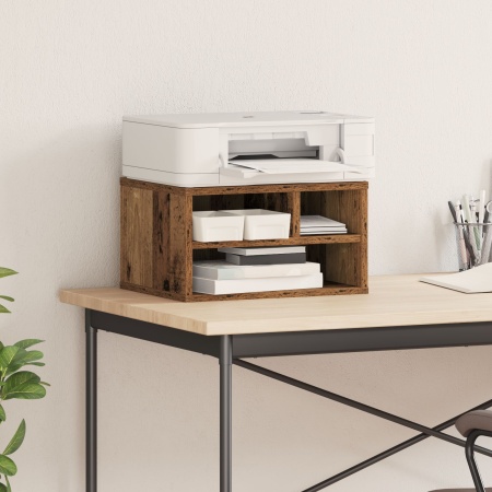 Suport pentru imprimantă Lemn vechi 40x32x22,5 cm Lemn compus