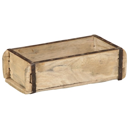 Tăvi 4 buc 30x15x9 cm Lemn Masiv Recuperat