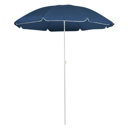 Umbrelă de soare de grădină, stâlp din oțel, albastru, 180 cm
