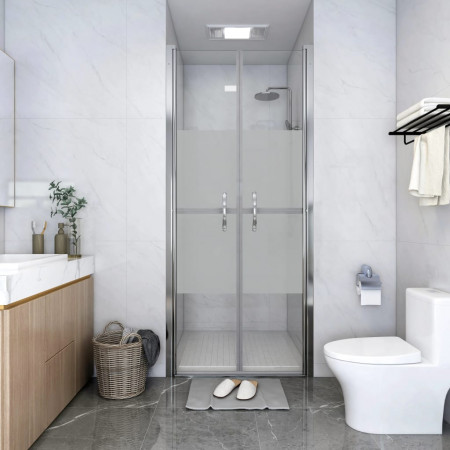 Ușă cabină de duș, jumătate mat, 96 x 190 cm, ESG - Img 1