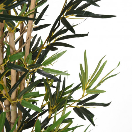 Arbore din bambus artificial 1104 de frunze 180 cm verde