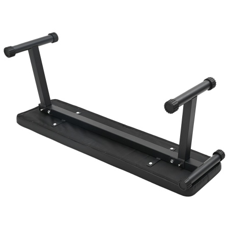 Banca pliantă pentru greutăți 100 kg Negru 107x27x41 cm Oțel