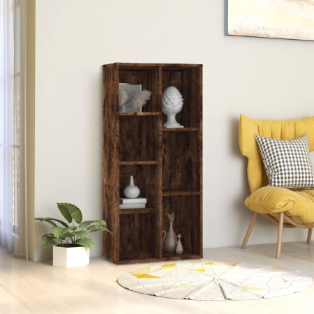 Bibliotecă, stejar fumuriu, 50x25x106 cm