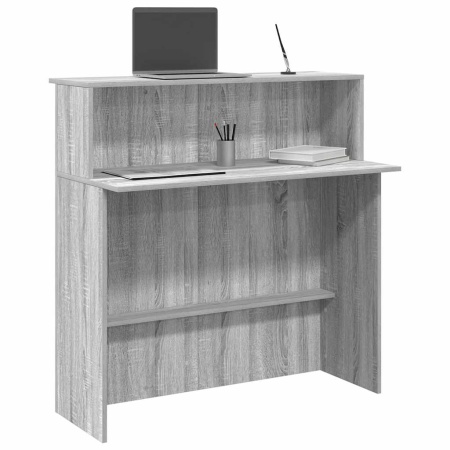 Birou de recepție Gri Sonoma 100x50x103,5 cm Lemn prelucrat
