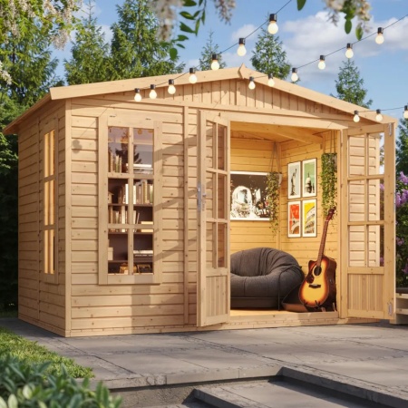 Birou Gradina Lemn TIMBELA M334FB+H334FBGREEN