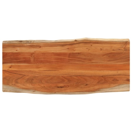 Blat masă, 140x60x2,5 cm dreptunghiular lemn acacia margine vie