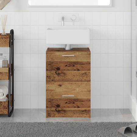 Cabinet pentru chiuvetă Lemn Vechi 40x37x59 cm Lemn Ingineresc