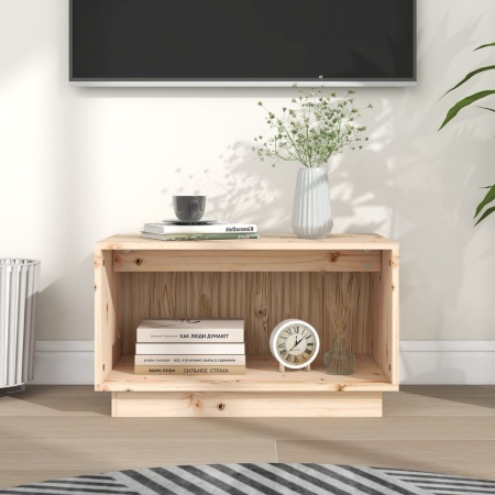 Comodă TV, 60x35x35 cm, lemn masiv de pin