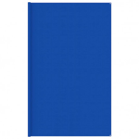 Covor pentru cort, albastru, 400x400 cm, HDPE