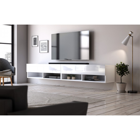 Derby 280 Tv Stand White/White High Gloss - Img 1