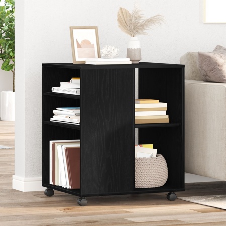 Dulap de depozitare, stejar negru, 60x53x72,5 cm lemn prelucrat