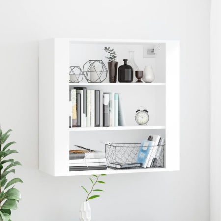 Dulap de perete, alb, 80x33x80 cm, lemn prelucrat