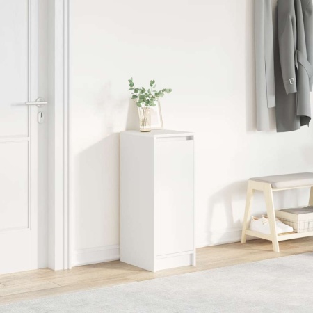 Dulap pentru încălțăminte alb 29,5x34x76 cm lemn prelucrat
