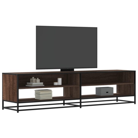 Dulap TV, stejar maro, 180,5x40x46 cm, lemn prelucrat - Img 1