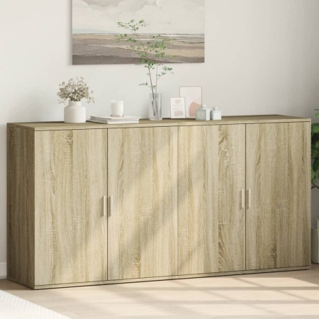 Dulapuri, 2 buc., stejar sonoma, 79x38x80 cm, lemn prelucrat