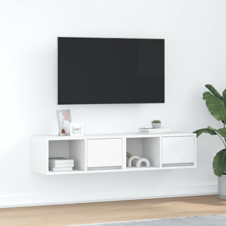 Dulapuri TV 2 buc Alb 60x31x25,5 cm Lemn prelucrat