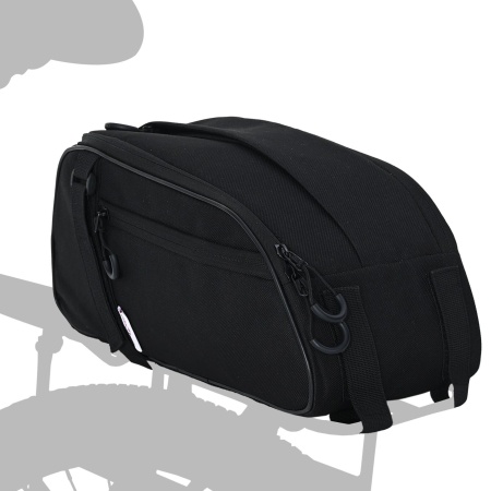 Geantă pentru bicicletă pentru suport Pannier 8 L Neagră 38x16x16 cm