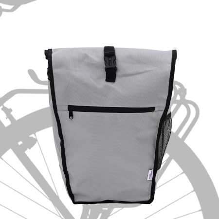 Geanta pentru bicicletă pentru suportul de bicicletă de 20L Gri 34x16x59 cm