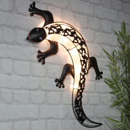 HI Lampă solară de perete pentru grădină cu LED Gecko - Img 1