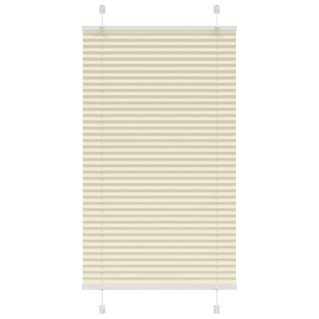 Jaluză plisată Crem 80x150cm Lățime țesătură 79,4 cm