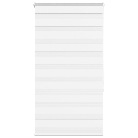 Jaluzea tip zebra alb lățime țesătură 80,9 cm poliester