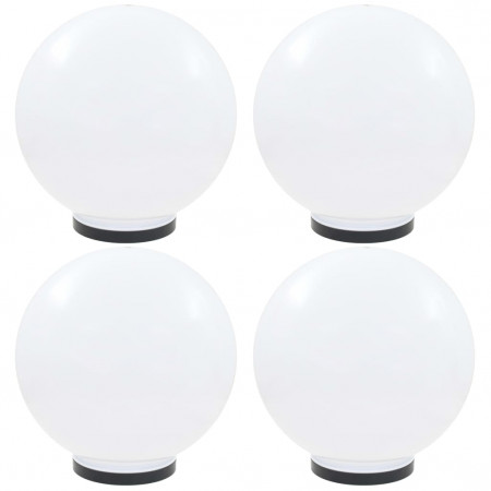 Lămpi glob cu LED, 4 buc., 40 cm, PMMA, sferic - Img 1
