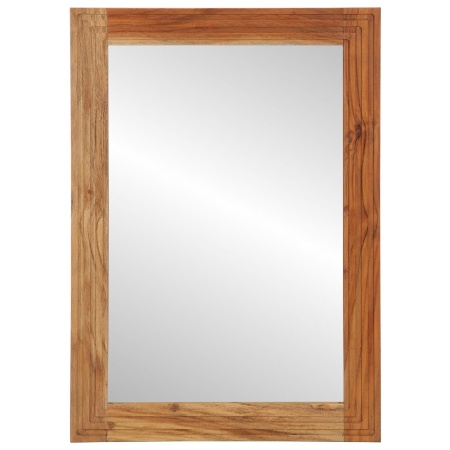 Oglindă de baie 50x70x3 cm Lemn masiv de acacia