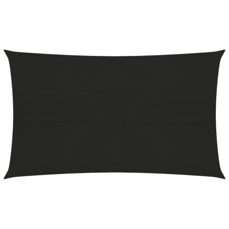 Pânză parasolar , negru, 5x8 m , HDPE, 160 g/m²