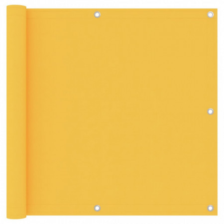 Paravan de balcon, galben, 90 x 300 cm, țesătură oxford - Img 1