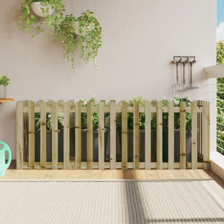 Pat înălțat grădină design gard 200x50x70 cm lemn impregnat pin