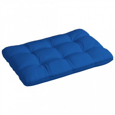 Pernă canapea din paleți, albastru, 120 x 80 x 12 cm, textil