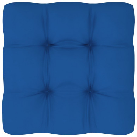 Pernă canapea din paleți, albastru regal, 70x70x10 cm