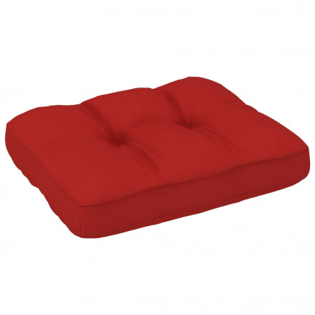 Pernă pentru paleți, roșu, 50x40x10 cm, material textil - Img 1