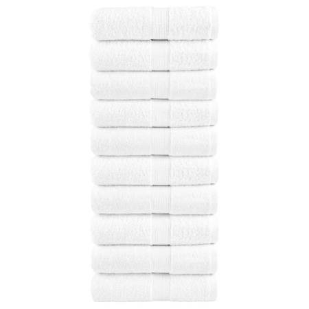 Prosoape oaspeți premium SOLUND 10 buc. alb 30x50cm 600gsm