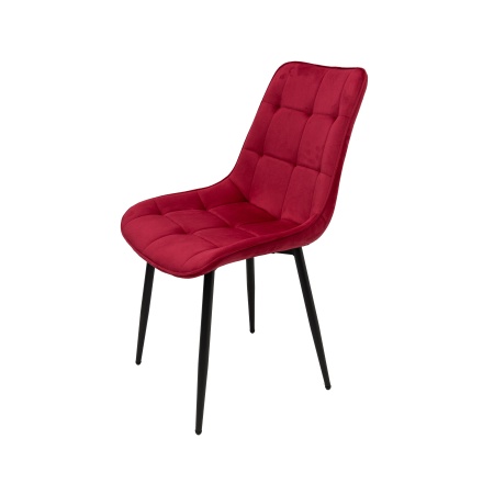 Scaun living HT2, stofa, rosu