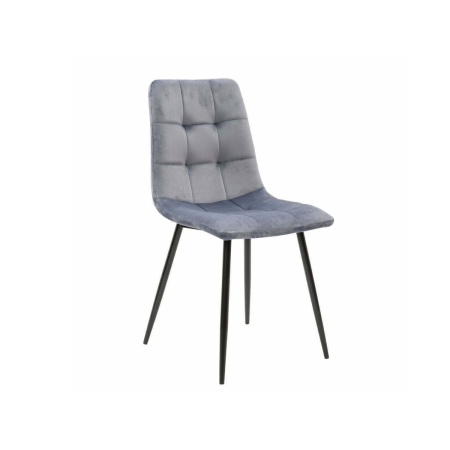 Scaun living, tapitat cu stofa, s-155, gri