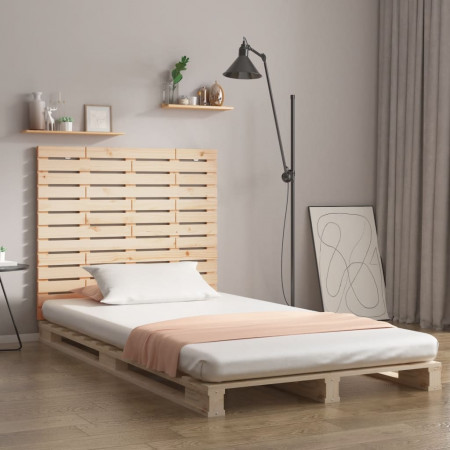 Tăblie de pat pentru perete, 96x3x91,5 cm, lemn masiv de pin