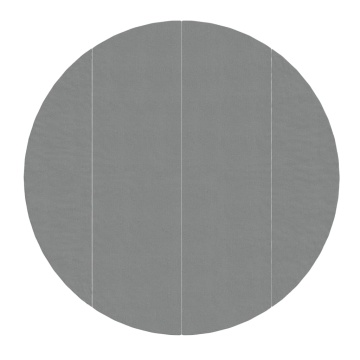 Acoperire geotextil piscină, gri deschis, Ø458 cm, poliester - Img 2