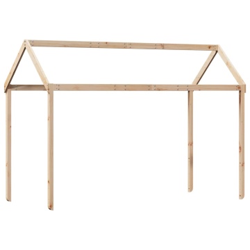 Acoperiș Pat Copii 217x95,5x159 cm Lemn Mass Pin - Img 2
