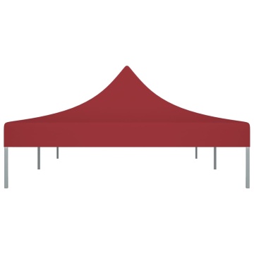 Acoperiș pentru cort de petrecere, vișiniu, 6 x 3 m, 270 g/m² - Img 4