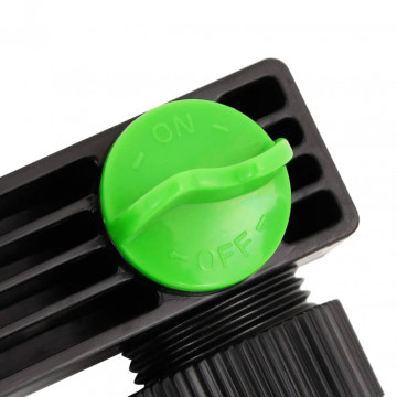 Adaptor pentru robinet 4 căi verde/negru 19,5x6x11 cm ABS și PP - Img 3